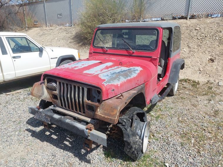 1987 Jeep Wrangler YJ Red