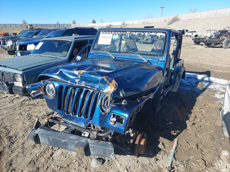 2001 Jeep Wrangler TJ 4.0L Manual Paint Code PBT