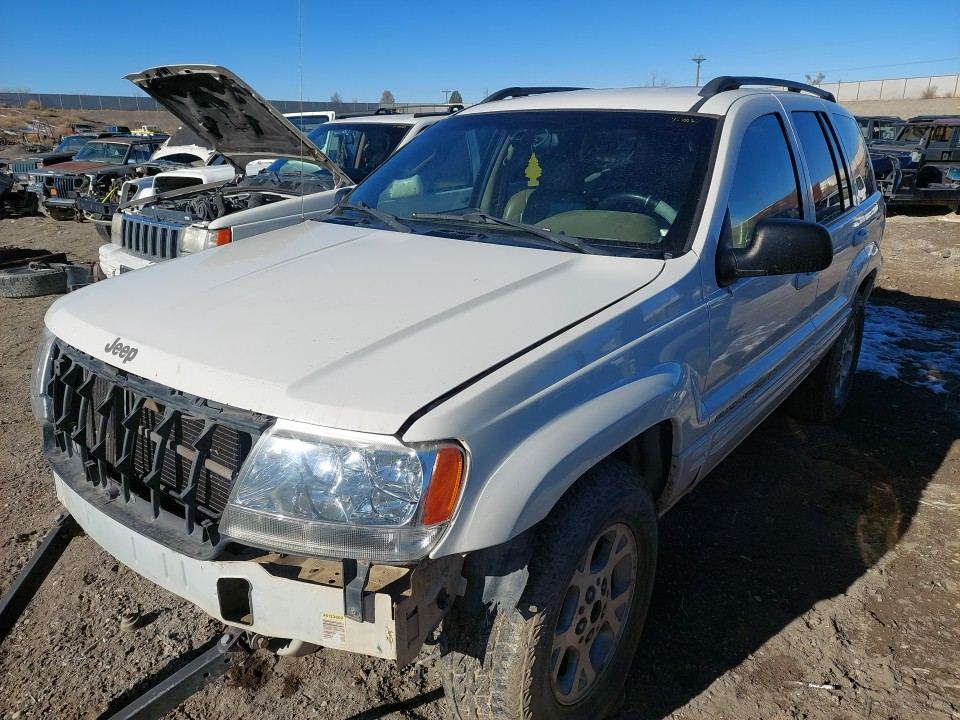 2002 Jeep Grand Cherokee WJ White, photo 1 of 6