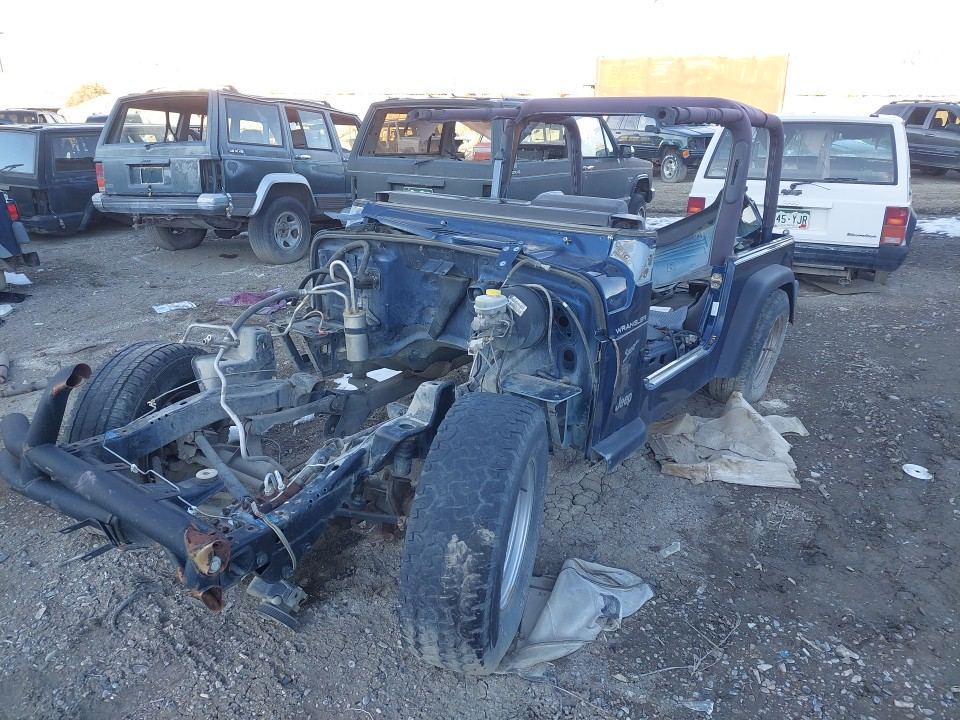 2002 Jeep Wrangler TJ Dark Blue Paint Code PBT, photo 1 of 6
